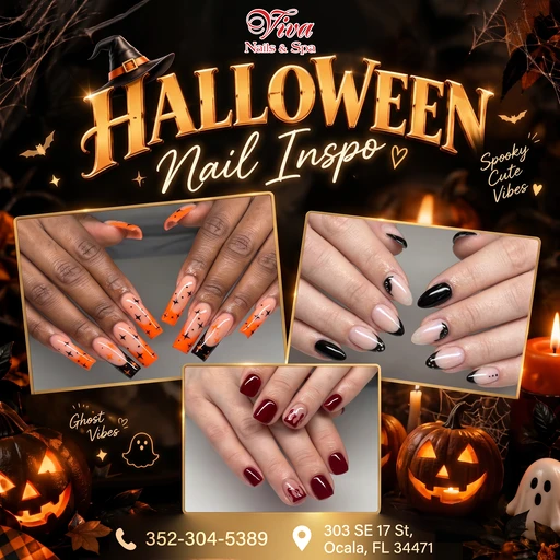  Viva Nails & Spa | Halloween Nails 